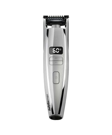 BaByliss i-Stubble 3 Beard Hair Trimmer Cordless Beard Trimmer 15 cutting lengths Silver i-Stubble 3