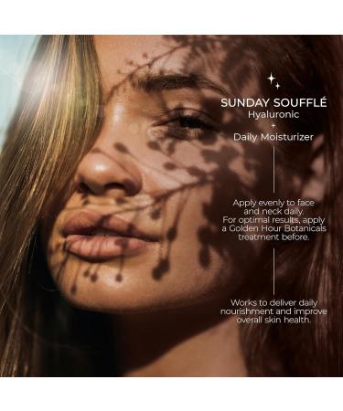 Organic Hydrating Daily Facial Moisturizer | Cruelty-Free Skin Care | SunDay Souffle | Made in USA | 1.7 fl oz with Hyaluronic Acid & Vitamin E - Buy Online on GoSupps.com