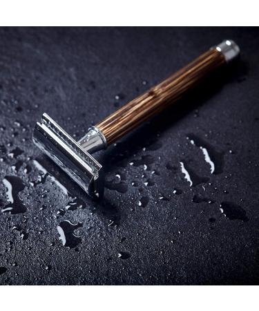 Bambuswald Eco-Friendly Bamboo Handle Razor for Women - Sustainable Wet Razor for Legs Armpits & Intimate Areas - Skin-Friendly Blades - Buy Online on GoSupps.com