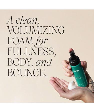 JVN Embody Volumizing Foam 6.7 Fl Oz - Clean, Volume-Boosting Foam for All Hair Types | Adds Fullness, Lasting Hold, Color Safe & Sulfate Free - Buy Online on GoSupps.com