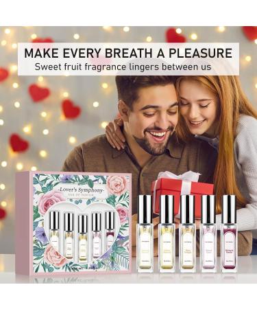 Roll on Perfume Set Lover's Symphony Eau de Parfum Set 5 Roll-On Fragrances Valentines Day Perfume Gift for Women Travel Size Vanilla Perfume Mini Perfume Set - Buy Online on GoSupps.com