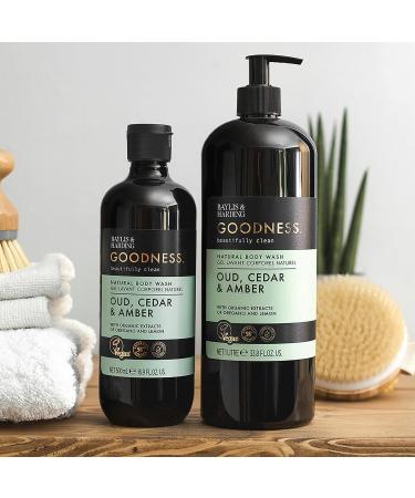 Baylis & Harding Goodness Oud Cedar and Amber Body Wash 500 ml (Pack of 3) - Vegan Friendly 500 ml (Pack of 3) Oud Cedar & Amber Body Wash - Buy Online on GoSupps.com