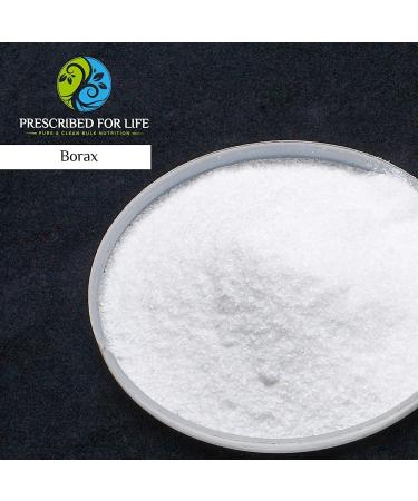 Prescribed for Life Borax Powder - Pure USP-NF Grade Sodium Borate for Laundry Slime & Cleaning | 4 oz All-Natural - Buy Online on GoSupps.com