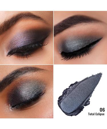 Oulac Gray Eyeshadow - High Pigmented Cream Shadow for Smoky Eye Makeup | Waterproof Vegan & Cruelty-Free | Perfect for Halloween & Wrinkle-Free Application | 12G Total Eclipse (06) - Buy Online on GoSupps.com