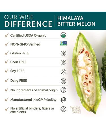 Buy Himalaya Bitter Melon 60 Caplets - Natural Blood Sugar Support & Health Benefits - Buy Online on GoSupps.com