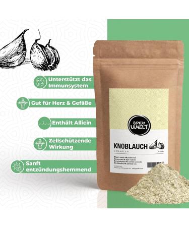 AAPACK UG Spicy Welt Garlic Powder 250g Finely Ground Garlic For Vegetables Meat & Sauces Savory Aromatic & Versatile 100 Natural & Without Additives - Buy Online on GoSupps.com