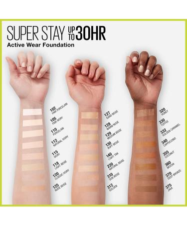 Buy Maybelline Super Stay Full Coverage Foundation 312 Golden - Long-lasting, Flawless Finish (1 fl oz) - Buy Online on GoSupps.com