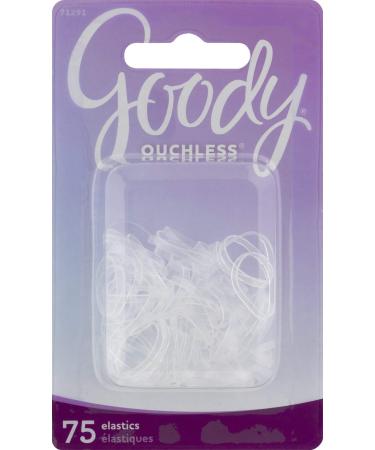 Goody Mini Polybands  Clear  75CT