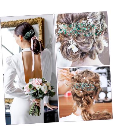 Housoutil Hair Comb Wedding Side Hair Comb Rhinestone Hair Accessories Hair Accessory for Women Crystal Hair Accessories Rhinestone Hair Comb Tiara Manual Metal Bride Hair Piece - Buy Online on GoSupps.com