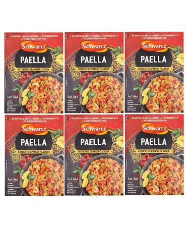 Schwartz Schwartz Paella Seasoning (Authentic Spanish Flavour) 30g (Pack of 6)