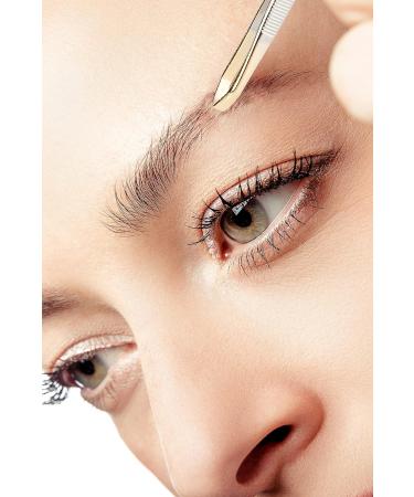 REMOS 8cm Tweezers with Cranked Straight & Gold Plated Tip - Precision Beauty Tool - Buy Online on GoSupps.com
