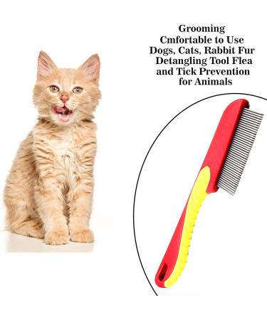 Peigne cheveux extra fin anti-poux et larves large manche Rouge - Buy Online on GoSupps.com