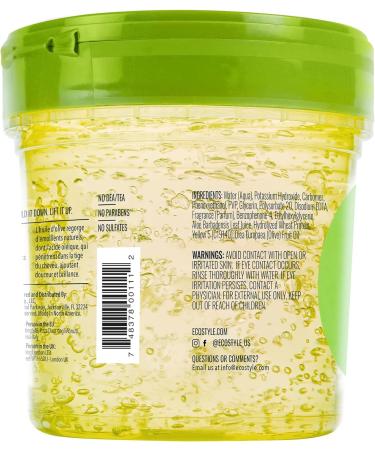 Eco Style Gel Olive Oil - 100% Pure & Weightless Hair Styling Gel - Nourishing, Repairing, and Moisturizing - Superior Hold for Healthy Shine - 16 Oz - Buy Online on GoSupps.com