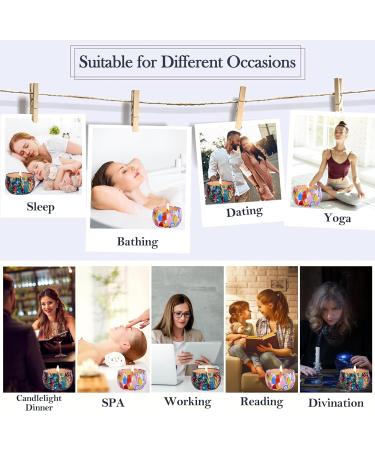 Premium Lavender & Rose Fragrance Candle Gift Set | Natural Soy Wax | 50h Aromatherapy | Perfect Gifts for Women Moms & Girlfriends | Birthday Valentine's & Mother's Day - Buy Online on GoSupps.com