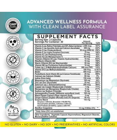 Optiwav GLP-1 Support Supplement for Weight Loss - 32-in-1 GLP1 Support with Probiotics for Women & Men - Natural Daily Oral Support to Boost Fat Burn Metabolism & Gut Health - Vegan Gluten Free - Buy Online on GoSupps.com
