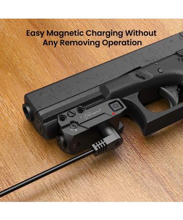 VOTATU H3L-GC Green Pistol Laser Sight | Ultra Low Profile Circle Dot Laser | Strobe Mode | USB Rechargeable - Buy Online on GoSupps.com