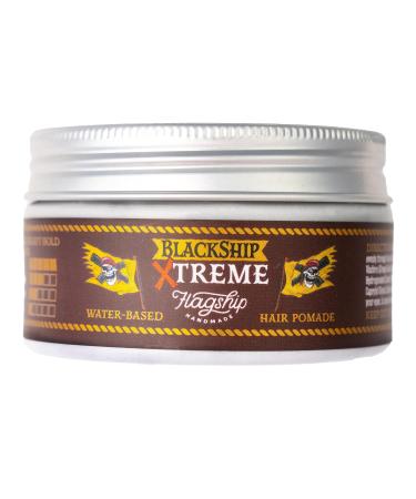 Buy FLAGSHIP Handmade BlackShip Xtreme Hair Pomade - Heavy Hold Low Shine Rumrunner Scent | 3.4 oz - International Shipping Available - Buy Online on GoSupps.com