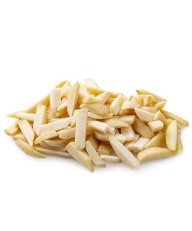 Oh! Nuts Blanched Slivered Almonds | 24oz Bulk Bag - Raw, Unsalted Almond Sticks for Snacking & Baking | High Protein, Heart Healthy, All Natural - 24oz - Buy Online on GoSupps.com