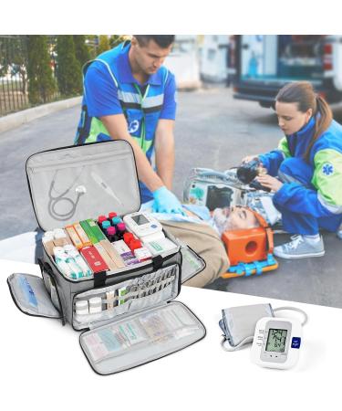 Buy Lefor Z Only Help Tasch - Medical Pocket Organizer for Nurses | Removable Walls Large Emergency Pocket for Doctors & Home Care - Gray - Buy Online on GoSupps.com