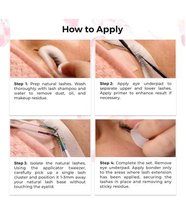 LLBA Fairy Volume Lash Extensions 3D | C CC D Curl | 0.7mm Thickness | 8-15mm Mixed Tray | Premium Matte Black Individual Eyelashes | Professional Supplies - Buy Online on GoSupps.com