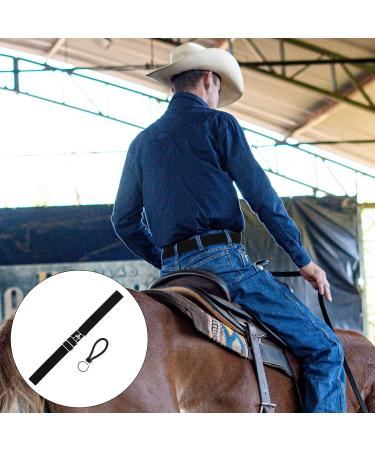 PEUTIER 1.5in Elastic Equestrian Belt & Keychain Horse Riding Belt with Surcingle Buckle Horse Bit Belt Comfortable Waist Belt Leather Key Strap for Equestrian Horseback Riding Sports - Buy Online on GoSupps.com