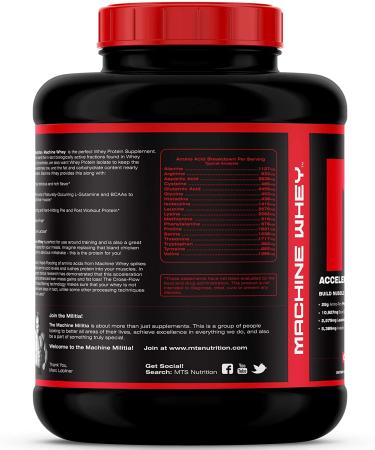 MTS Machine Whey Protein (5lbs  Cookies & Cream) - Buy Online on GoSupps.com