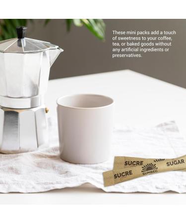 SUNBEC Individual Sugar packets Raw Sugar 1000 Count (3.5kg) Single Serve Sugar Sticks for Coffee and Bulk Use 100% Pure Raw Sugar - Buy Online on GoSupps.com