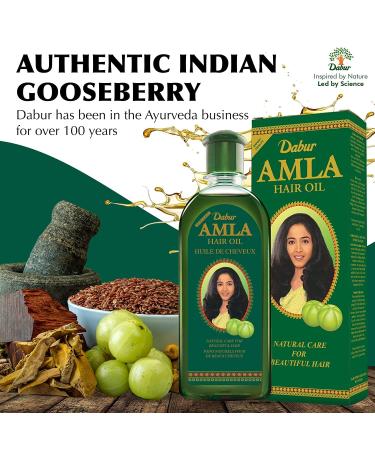 Dabur Natural Amla Hair Oil 180ml - Healthy Hair & Hydrated Scalp | Vital Indian Hair Oil for Men & Women - Shop Now - Buy Online on GoSupps.com