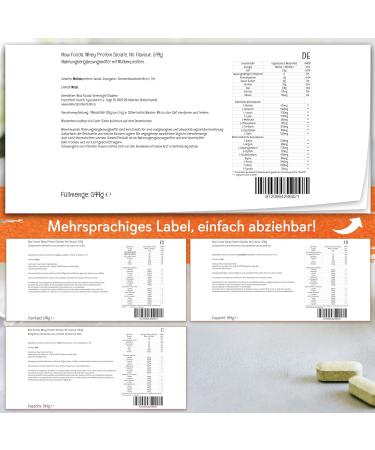 Now Foods Whey Protein Isolate 544g - Tasteless Gluten-Free Non-GMO Sugar-Free Vegetarian Protein Powder - Buy Online on GoSupps.com