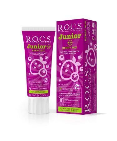R.O.C.S. Junior Berry Mix Toothpaste 6-12 Years  2.6 oz (74 g)