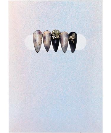 False Nail Tips Sample Display Showing Rack Nail Practice Board for Nail Salon(Aurora matte -04) - Buy Online on GoSupps.com
