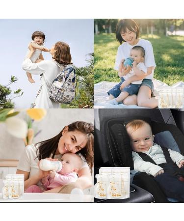 Jieyuchu Breast Milk Bags - 30 BPA-Free 250ml Storage Bags with Double-Row Closure for Quick Freezing & Thawing - Ideal for Breastfeeding - Buy Online on GoSupps.com