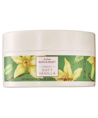 M. Asam BATH & BODY SOFT VANILLA Cr me corps vanille (300 ml) Aux huiles pr cieuses et hydrate et prot ge la peau parfum gourmand et sensuel la vanille formule vegan aux beurres v g taux