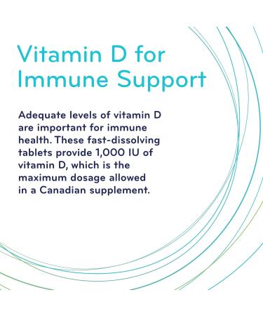 Sisu Vitamin D 1000 IU 400 Tablets - Quick Dissolve Vitamin D3 Tablets - Immune Support and Bone Maintenance - Gluten & Dairy Free - 400 Servings - Buy Online on GoSupps.com