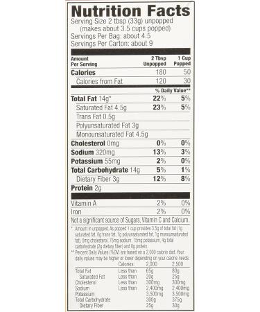 Orville Redenbacher Pour Over Movie Theater Butter Popcorn 9.9oz Box - 4 Pack - Buy Online on GoSupps.com