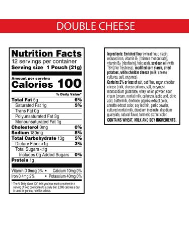 Cheez-It Snap'd Double Cheese Cracker Chips 36oz Case (4 Bags) 48 Pack - Thin Crisps Lunch Snacks - Buy Online on GoSupps.com