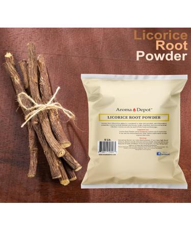Aroma Depot 1 lb. Natural Licorice Root Chew Sticks for Humans. 100% Pure Natural | Oral Health & Fresh Bearth | Individual Liquorice Sticks are 6.5-7 inches Long. Glycyrrhiza Glabra from Turkey. - Buy Online on GoSupps.com