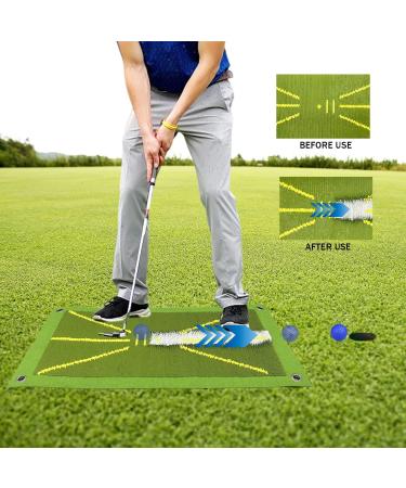 Golf Training Mat for Swing Detection and Path Feedback Improve Your Stroke Posture and Analysis | Indoor/Outdoor Golf Hitting Equipment - Buy Online on GoSupps.com