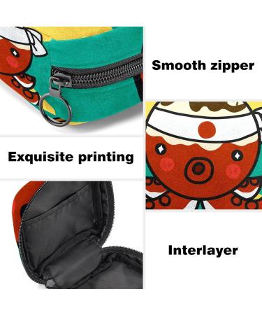Japanese Takoyaki Octopus Menstrual Pad Storage Bag - Multicolored 09 for Women and Teen Girls - Buy Online on GoSupps.com