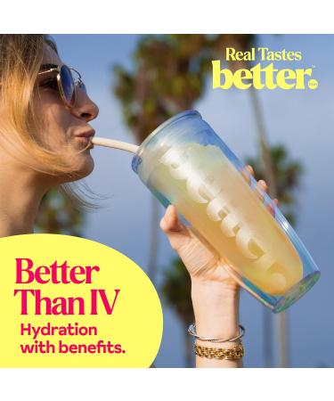 Better Than Electrolytes Powder Packets Drink Mix Hydration Salt Electrolytes Vitamin D3 K2 B12 L-Theanine Zinc Magnesium Potassium Calm Focus & Energy Blend Tropical Variety 15 Pack Tropical Variety Pack 0.43 Ounc  - Buy Online on GoSupps.com