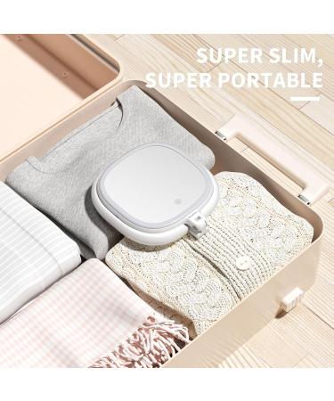 Beautifive Illuminated Makeup Mirror With Light LED Vanity Mirror Double Sided Magnifying Mirror With Brightness &180°Angle&Height Adjustable Smart Design - White - Buy Online on GoSupps.com