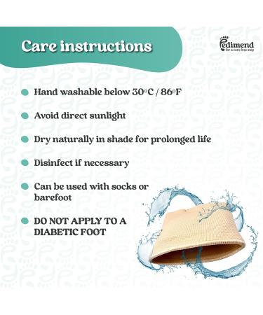 Pedimend Metatarsal Pads for Ball of Foot Cushion - Gel Sleeves for Feet Pain Relief - XL Size - Buy Online on GoSupps.com