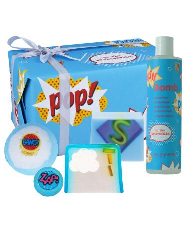 Bomb Cosmetics Superhero's Saviour Handmade Wrapped Bath & Body Gift Pack Contains 5-Pieces 500 g 5 Count (Pack of 1) Superhero's Saviour
