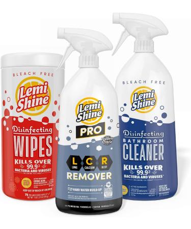 Lemi Shine Lime Calcium & Rust Remover 28oz - 3 Pack | Powerful Citric Acid Formula for Tough Rust and Stains - Buy Online on GoSupps.com