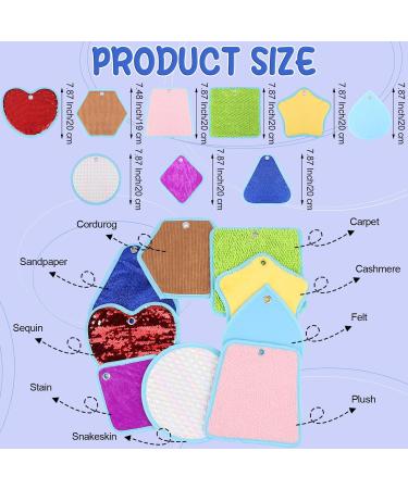 Sensory Mats Set - 9 Mini Textured Play Tiles for Tactile Educational Exercise - Buy Online on GoSupps.com