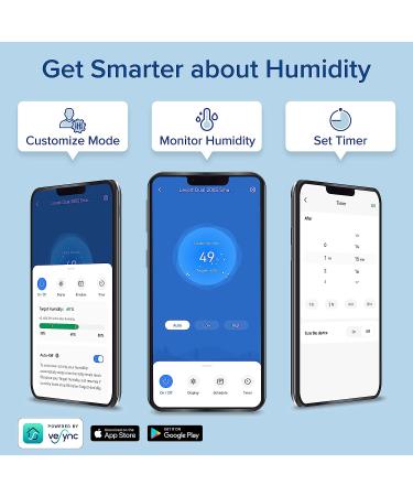 LEVOIT Smart Cool Mist Humidifier with Essential Oil Diffuser and Auto Humidity Adjustment - Ideal for Bedroom, Nursery, and Plants - Remote Controlled - Ultrasonic Technology - 3L Capacity - Green - Buy Online on GoSupps.com