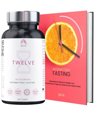 Keto Advanced Diet Pills Twelve (2 Months) - ACCELERATES Intermittent Fasting - Quick Shred Keto Fasting for Men & Women, No Exercise, No Additives, 100% Natural + Ebook 3/3 + Personalisation Service