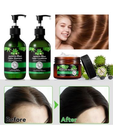 Jamaican Black Castor Oil Shampoo & Conditioner Set | Strengthen & Restore | 10.56 fl. oz | Hair Growth Gift Set - Buy Online on GoSupps.com