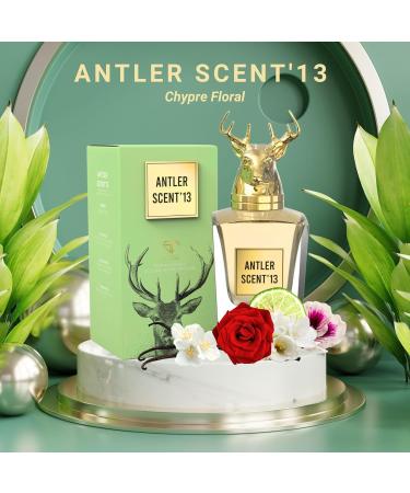 Antler Scent'13 - Luxurious Arabian Perfume for Women | Chypre Floral Scent | Alcohol Free & Long Lasting Parfum 3.4 Fl. Oz. - Buy Online on GoSupps.com