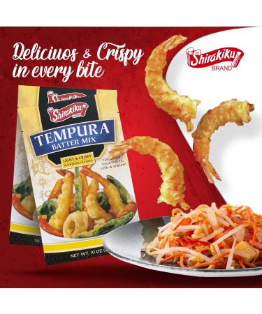 Shirakiku Tempura Batter Mix 10oz (Pack of 2) - Crispy and Delicious Tempura Mix - Buy Online on GoSupps.com